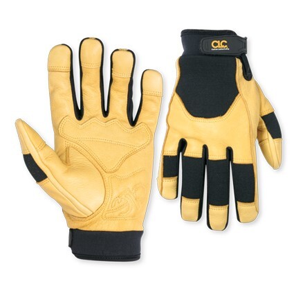 CLC285L TOP GRAIN HYBRID GLOVE - L 72 PAIR PER CASE