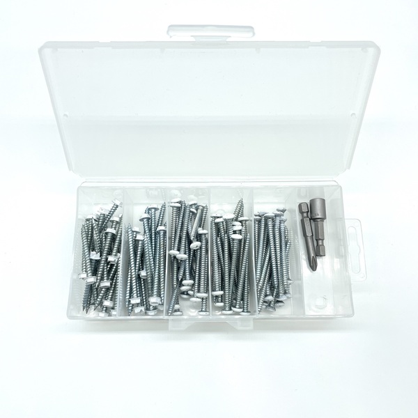 REGKIT WHITE REGISTER SCREW ASSORTMENT KIT (6 SIZES)