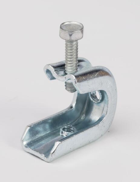 MB14SBC | 1/4-20 STAMPED STEEL BEAM CLAMP ELECTRO GALVANIZED | PECO ...