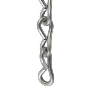 12JCSS #12 X 100 FOOT SINGLE JACK CHAIN STAINLESS STEEL